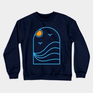 Ocean Waves 1 Crewneck Sweatshirt